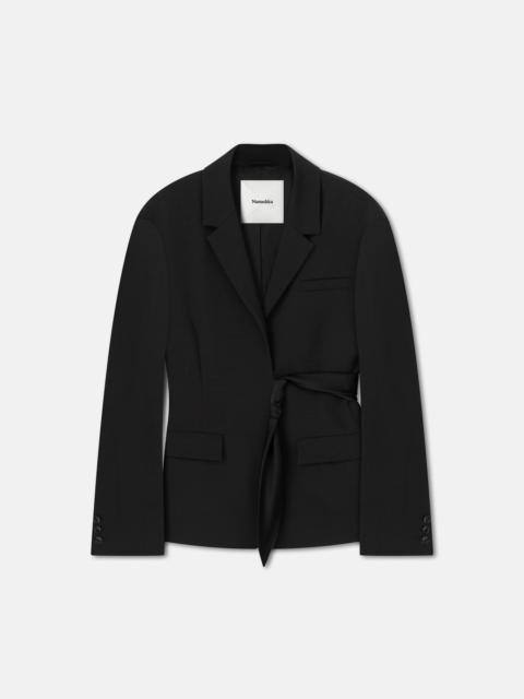 Nanushka Twill Wrap Blazer
