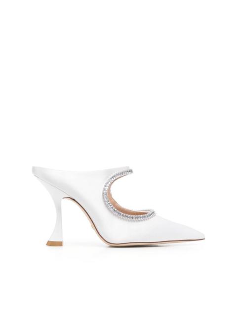 Stuart Weitzman Xcurve crystal-embellished pumps