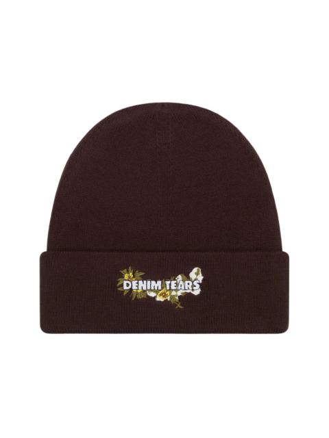 DENIM TEARS Denim Tears Floral Beanie Brown