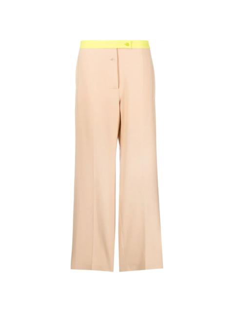 Active straight-leg tailored trousers