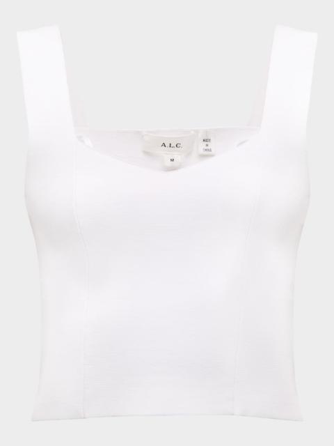 A.L.C. Jordana Sweetheart Tank Top