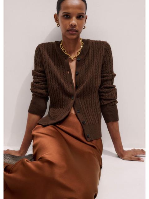 ME+EM Micro Cable Cardigan