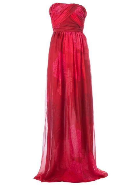 GIAMBATTISTA VALLI floral print maxi dress