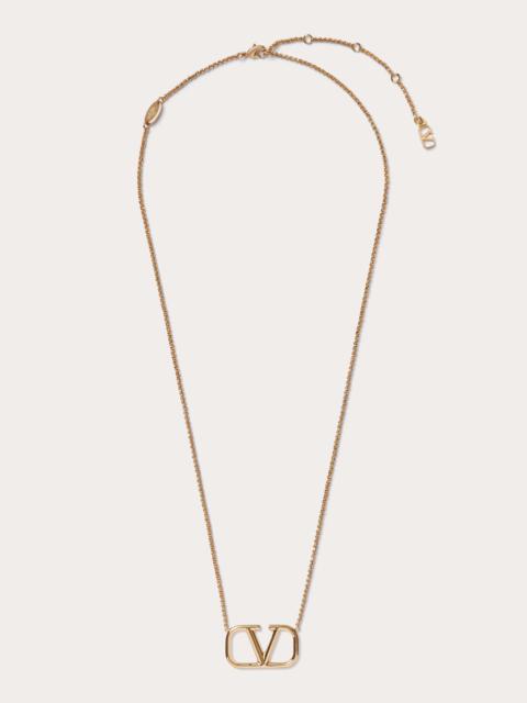 Valentino VLOGO SIGNATURE METAL NECKLACE