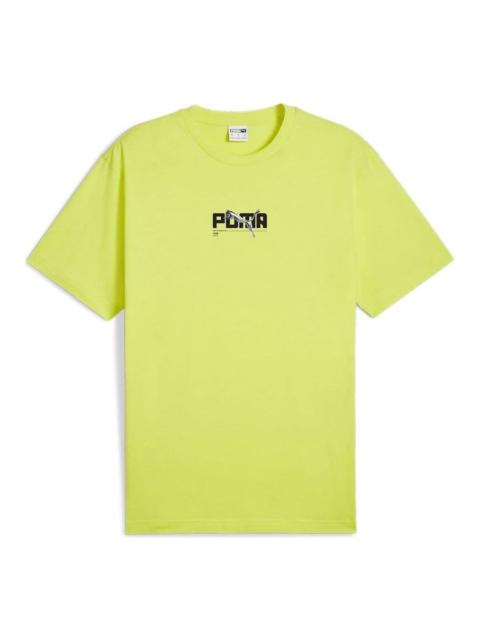 PUMA PUMA Animal Graphic T-shirt 'Lime Green' 629452-38