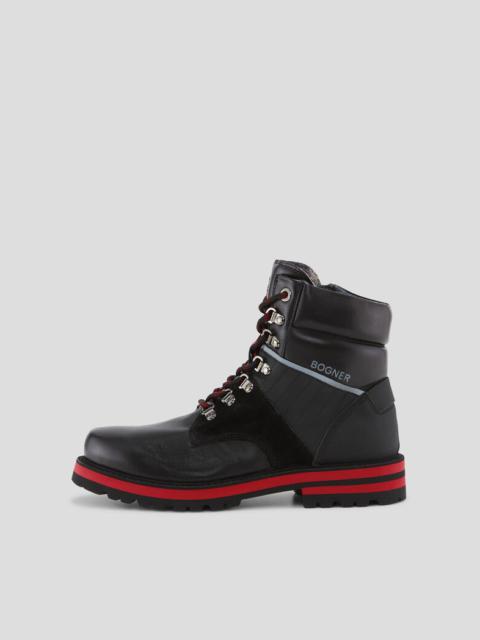 BOGNER Courchevel Mid-calf boots in Black/Red