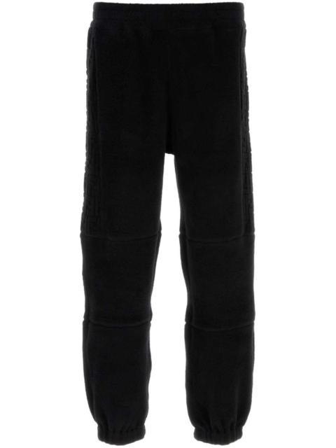 FENDI elasticated-waistband terry-cloth track pants