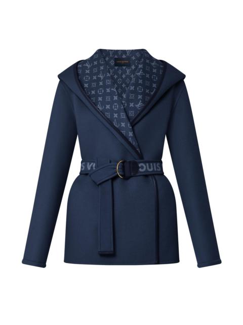 Louis Vuitton Signature Double Face Short Wrap Coat