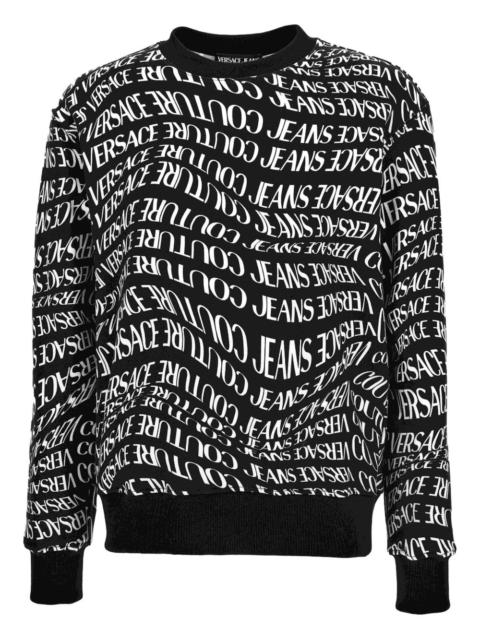 VERSACE JEANS COUTURE logo-print sweatshirt