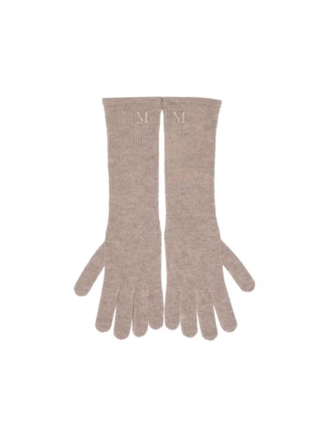 Max Mara embroidered gloves