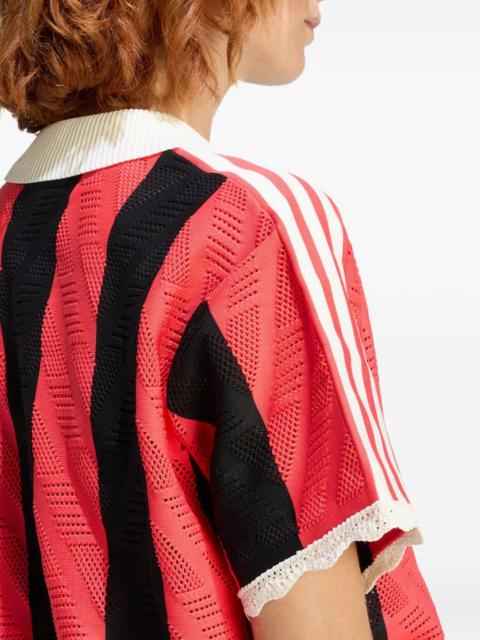 adidas striped short-sleeve T-shirt
