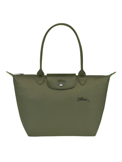 Le Pliage Green M Tote bag Forest - Recycled canvas