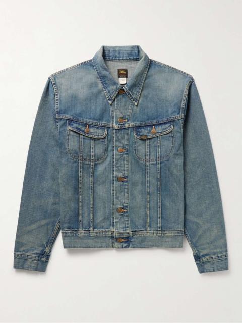 RRL by Ralph Lauren HEWSON INDIGO DENIM WESTERN JACKET - HEWSON WASH