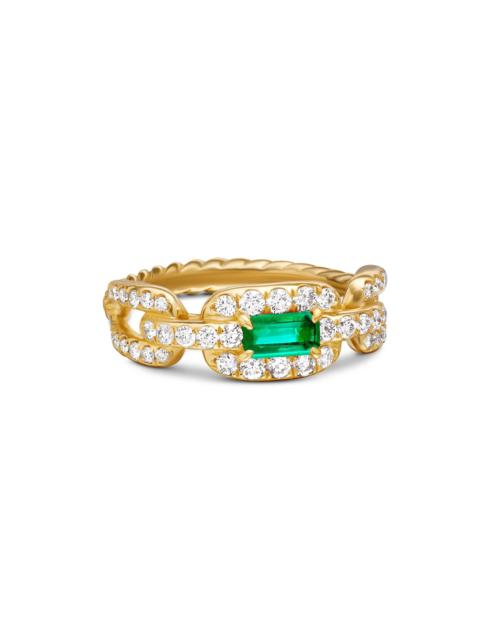 DAVID YURMAN Women's Stax Chain Link Stone Ring in 18K Yellow Gold - Yellow Gold