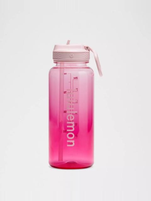lululemon Back to Life Clear Bottle 32oz *Straw Lid