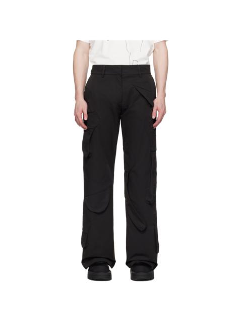 HELIOT EMIL™ Black Conflagrant Cargo Pants