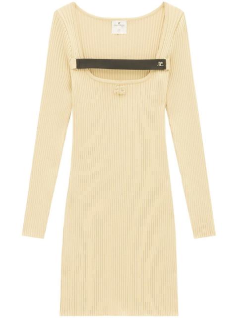 courrèges Racer mini dress