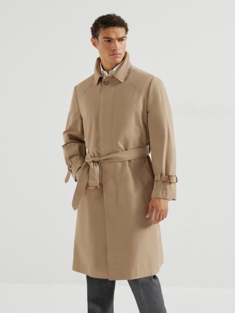 Brunello Cucinelli Water-resistant techno cotton gabardine outerwear