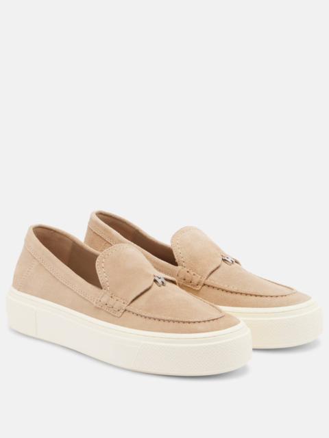 HOGAN Crosswind suede loafers
