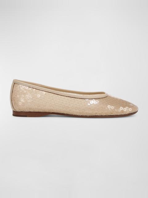 Vince Leah Sequin Ballerina Flats