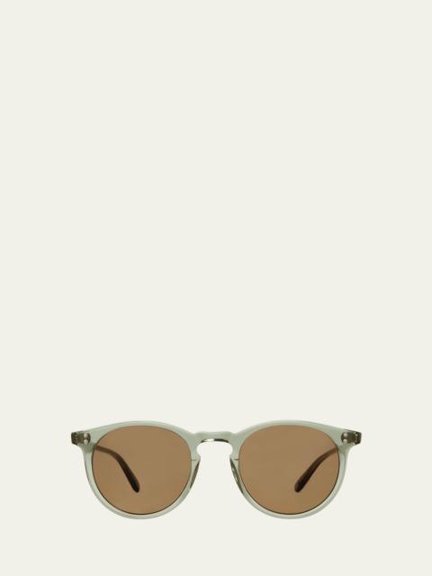 Men's Carlton Sun Acetate Round Sunglasses