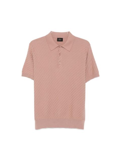 Brioni Cotton and cashmere polo shirt