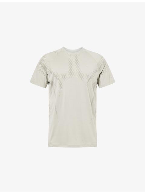 Nike Dri-Fit ADV Crew-Neck Stretch-Woven T-Shirt