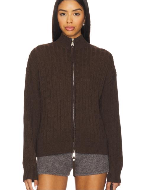 Frankies Bikinis Bea Cable Knit Sweater