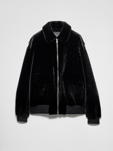 Prada Shearling bomber jacket