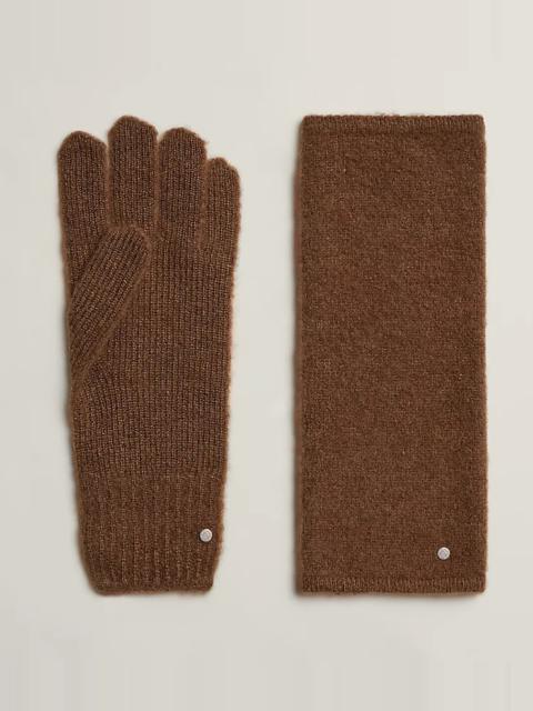 Hermès Diva glove and mitten set