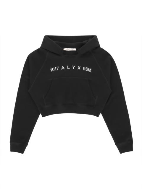 1017 ALYX 9SM COLLECTION LOGO CROPPED HOODIE