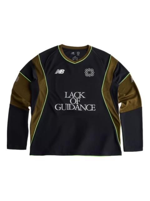 New Balance New Balance x Lack of Guidance Long Sleeve Jersey 'Black Dark Olive' MT6249F5BK