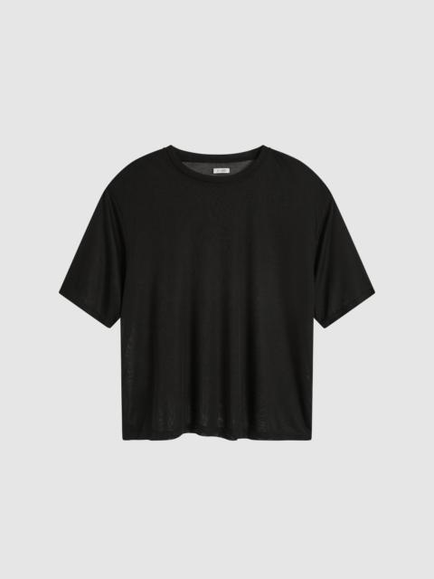 ST. AGNI Fine Jersey Relaxed Tee - Black