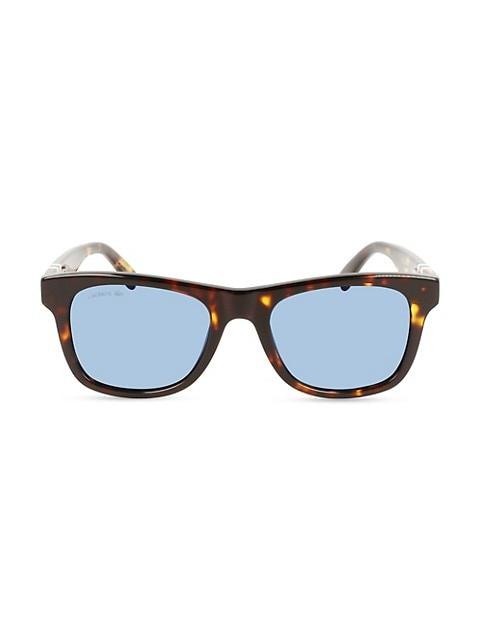 LACOSTE Premium & Heritag 52MM Retangular Sunglasses