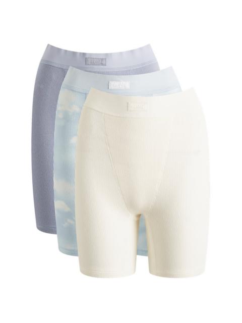 SKIMS SKIMS Cotton Rib Boxer - 3-Pack