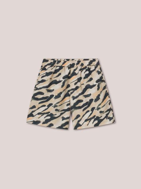 Nanushka KENAN - Recycled polyester shorts - Hand painted abstract animal