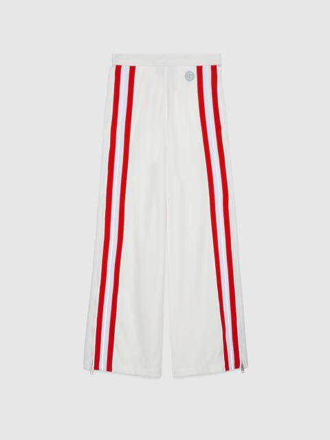 GUCCI Technical jersey pant with Web