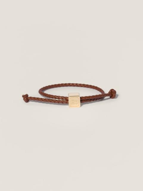 Miu Miu Leather bracelet