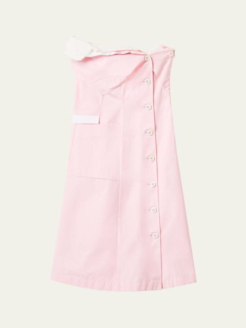 Miu Miu Strapless Twisted Dress