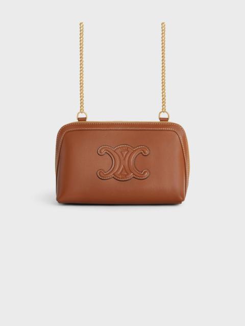 CELINE Clutch on Chain Cuir triomphe in smooth calfskin
