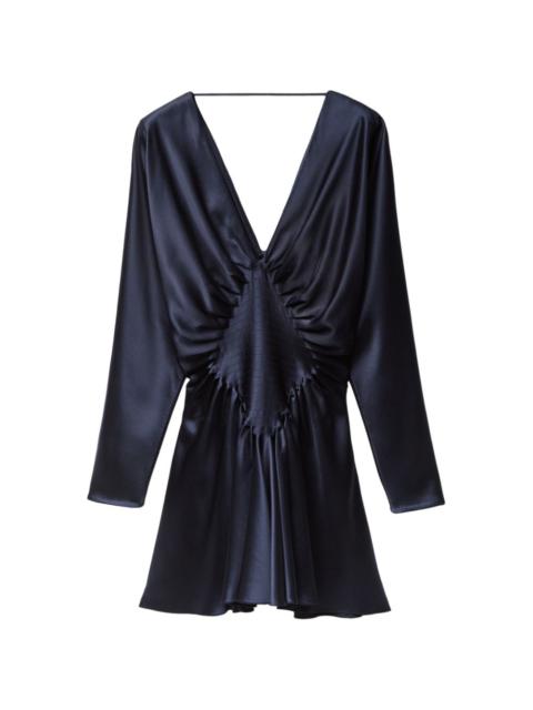 VERSACE silk-satin mini dress