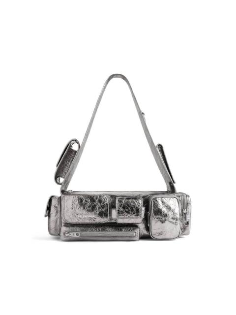 Women's Superbusy Xs Sling Bag Metallized in Silver