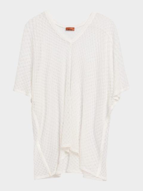 Missoni Sheer Knit Caftan Coverup