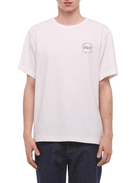 Helmut Lang Men's Stamp Collage Cotton T-Shirt - Optic White