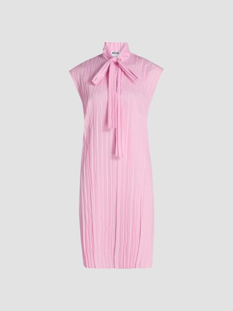 Moschino Women's Pleated Tieneck Minidress - Pink