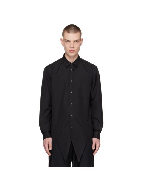 Comme des Garçons Homme Plus Black Cutout Shirt