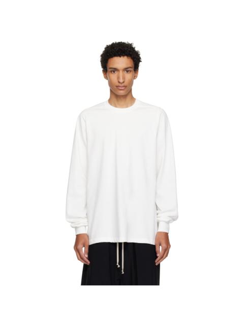 Rick Owens Off-White Tower Short Crewneck LS Sweatshirt