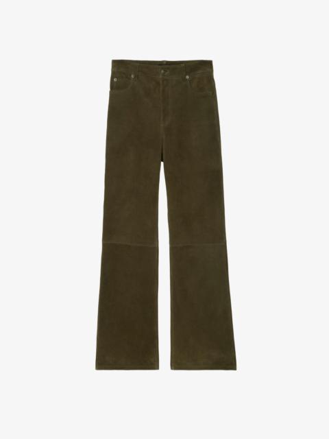 Zadig & Voltaire Evy Suede Leather Pants