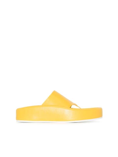 MM6 Maison Margiela wide-strap flip-flops