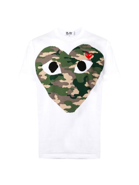 camouflage-print cotton T-shirt